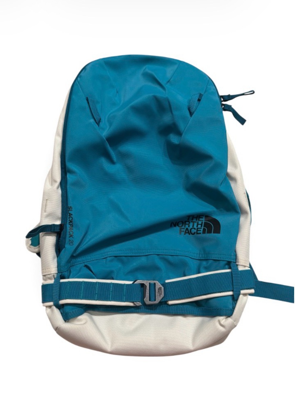 The North Face Teal and White Daypack BO